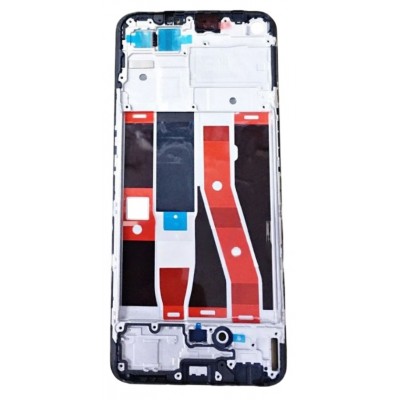 Lcd Frame Middle Chassis For Oppo Reno5 F White By - Maxbhi Com