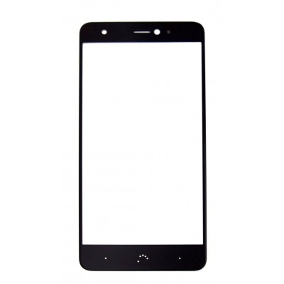 Replacement Front Glass For Bq Aquaris X Black By - Maxbhi Com