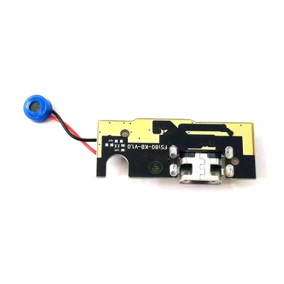 Charging Connector Flex Pcb Board For Tcl 205 By - Maxbhi Com