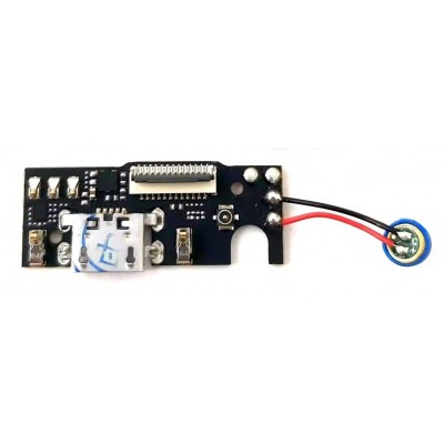 Charging Connector Flex Pcb Board For Tcl 205 By - Maxbhi Com