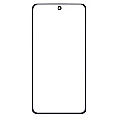 Replacement Front Glass For Realme Gt 6t Black By - Maxbhi Com