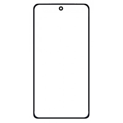 Replacement Front Glass For Realme Gt 6t Black By - Maxbhi Com