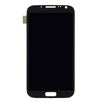 Lcd With Touch Screen For Samsung Galaxy Note Ii N7105 Black By - Maxbhi Com