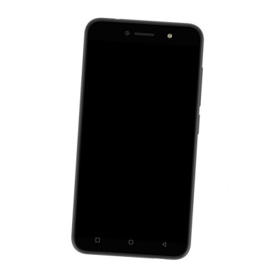 Camera Lens Glass with Frame for Itel A22 Pro Black