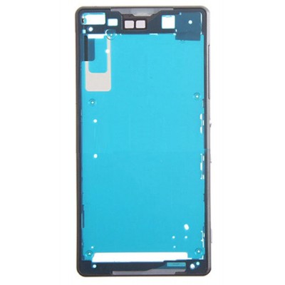 Lcd Frame Middle Chassis For Sony Xperia Z2 D6502 Black By - Maxbhi Com