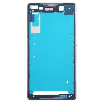 Lcd Frame Middle Chassis For Sony Xperia Z2 D6502 Purple By - Maxbhi Com