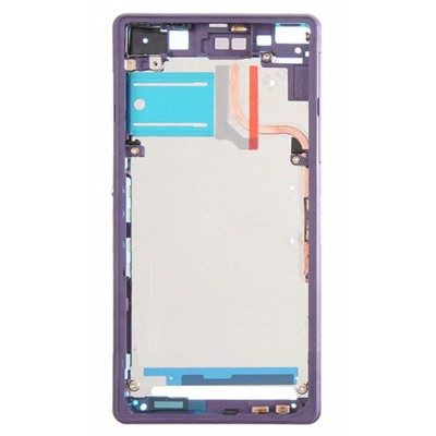 Lcd Frame Middle Chassis For Sony Xperia Z2 D6502 Purple By - Maxbhi Com