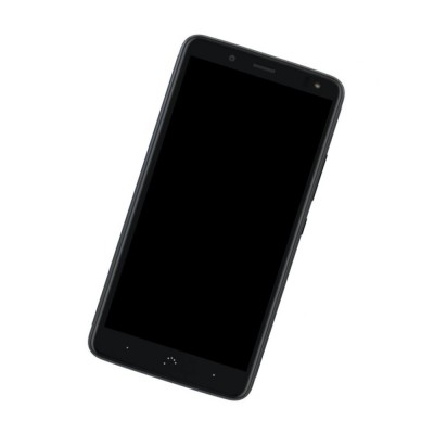 Camera Lens Glass with Frame for BQ Aquaris V Plus Black