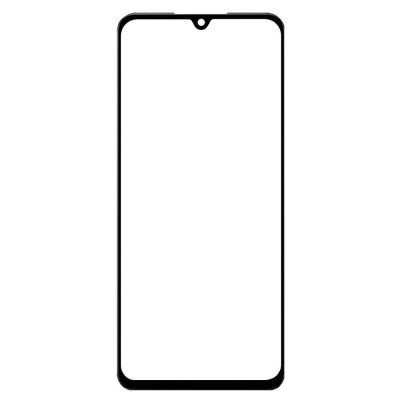 Replacement Front Glass For Xiaomi Redmi A4 5g Black By - Maxbhi Com