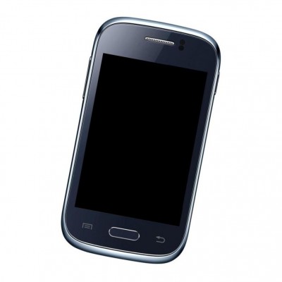 Camera Lens Glass with Frame for Samsung Galaxy Young S6310 Black