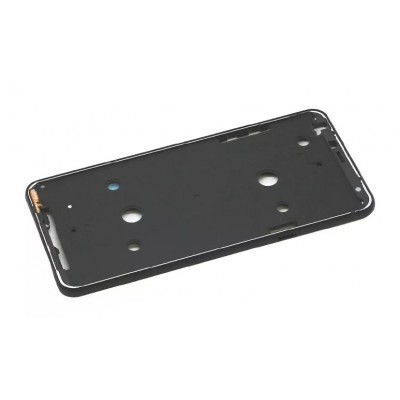 Lcd Frame Middle Chassis For Lg Q8 2018 Black By - Maxbhi Com