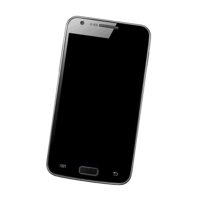 Camera Lens Glass with Frame for Samsung Galaxy S II LTE I9210 Black