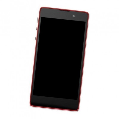 Camera Lens Glass with Frame for InFocus M210 Yellow