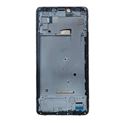 Lcd Frame Middle Chassis For Itel A55 Black By - Maxbhi Com