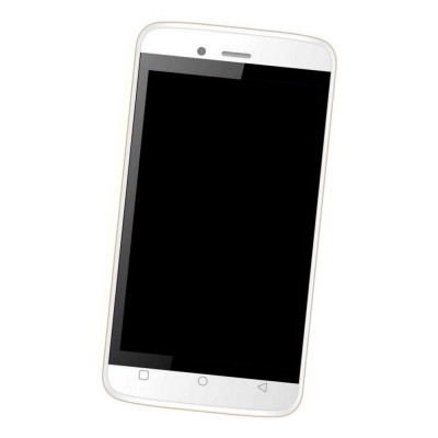 Camera Lens Glass with Frame for Intex Cloud N4 Plus White