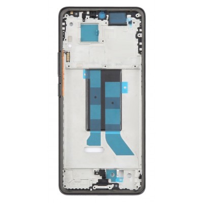 Lcd Frame Middle Chassis For Xiaomi Redmi Note 14 Pro 5g Black By - Maxbhi Com