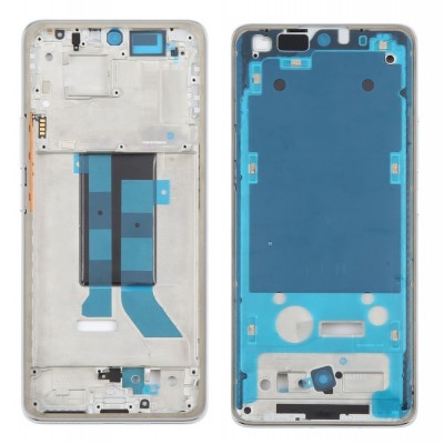 Lcd Frame Middle Chassis For Xiaomi Redmi Note 14 Pro 5g White By - Maxbhi Com