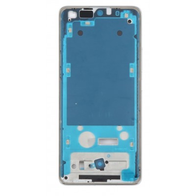 Lcd Frame Middle Chassis For Xiaomi Redmi Note 14 Pro 5g White By - Maxbhi Com