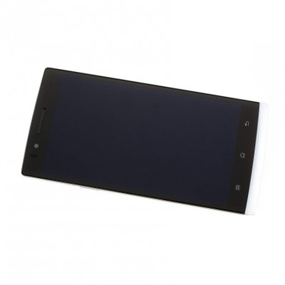 Camera Lens Glass with Frame for Oppo Find 5 White
