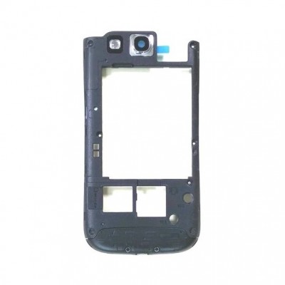 Middle Frame Ring Only For Samsung I9301i Galaxy S3 Neo Grey By - Maxbhi Com
