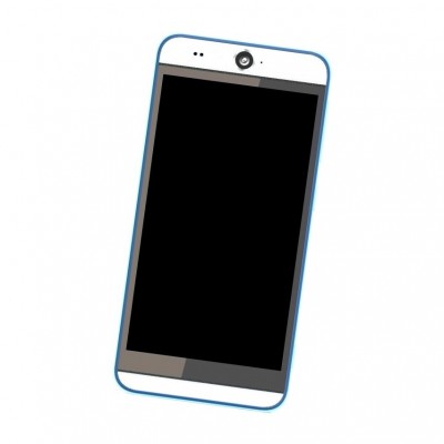 Camera Lens Glass with Frame for HTC Desire Eye M910X Blue