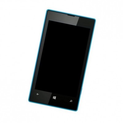 Camera Lens Glass with Frame for Microsoft Lumia 435 Black