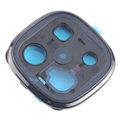 Camera Lens Glass With Frame For Xiaomi Redmi Note 14 Pro Plus 5g Black By - Maxbhi Com