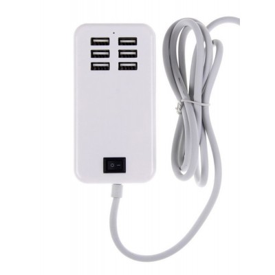 6 Port Multi USB HighQ Fast Charger for T-Mobile MDA Vario - Maxbhi.com