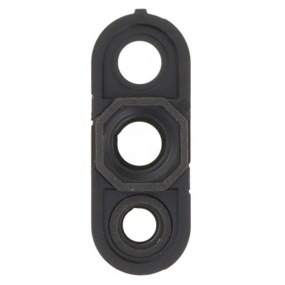 Camera Lens Glass With Frame For Alcatel 3l 2020 Black By - Maxbhi Com