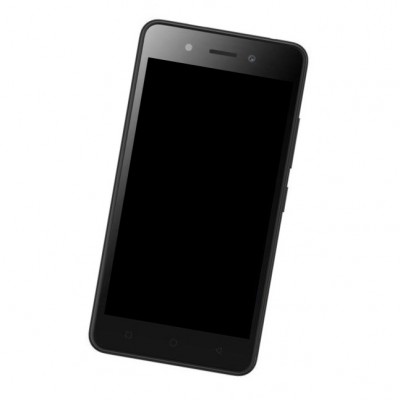 Camera Lens Glass with Frame for Itel A23 Black