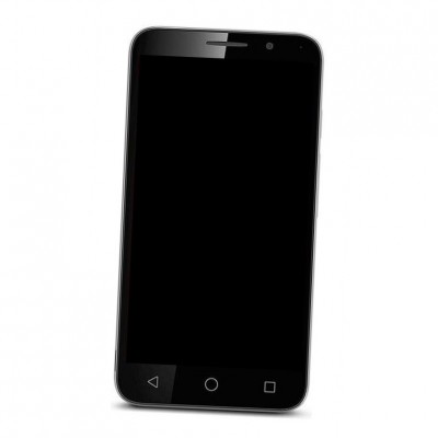 Camera Lens Glass with Frame for Vodafone Smart Turbo 7 Grey