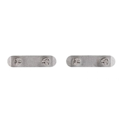 Volume Side Button Outer For Apple Iphone 11 Pro Silver By - Maxbhi Com