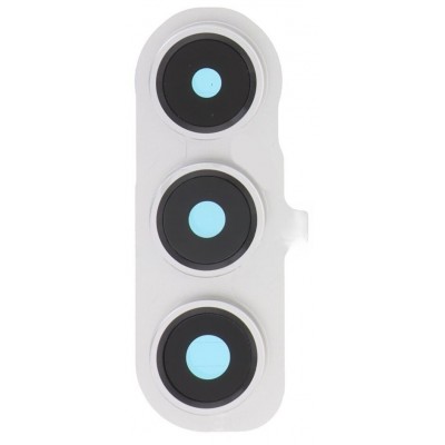 Camera Lens Glass With Frame For Samsung Galaxy S24 Fe 5g White By - Maxbhi Com