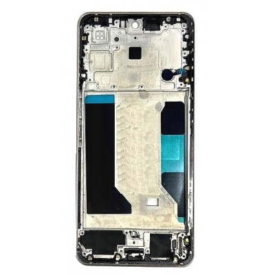 Lcd Frame Middle Chassis For Vivo Y200 5g Black By - Maxbhi Com