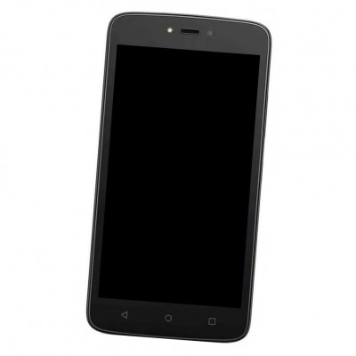 Camera Lens Glass with Frame for Moto C Plus Gold
