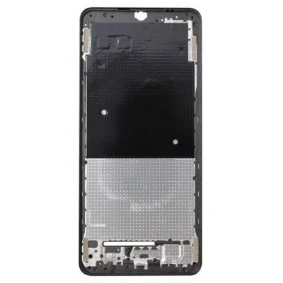 Lcd Frame Middle Chassis For Samsung Galaxy A06 Black By - Maxbhi Com