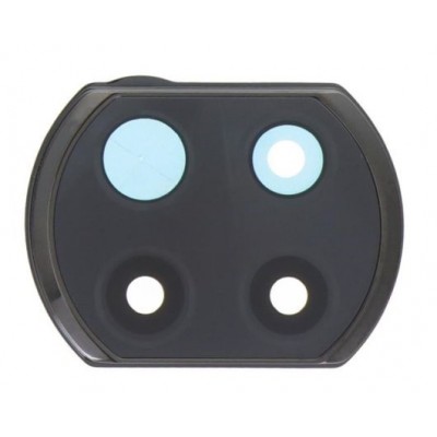 Camera Lens Glass With Frame For Xiaomi Mi 10t Lite 5g Black By - Maxbhi Com