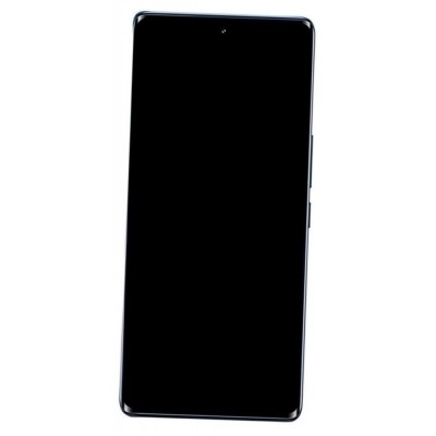 Lcd Frame Middle Chassis For Lava Blaze Duo 5g Blue By - Maxbhi Com