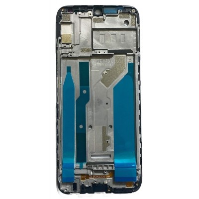 Lcd Frame Middle Chassis For Infinix Hot 8 Lite Cyan By - Maxbhi Com