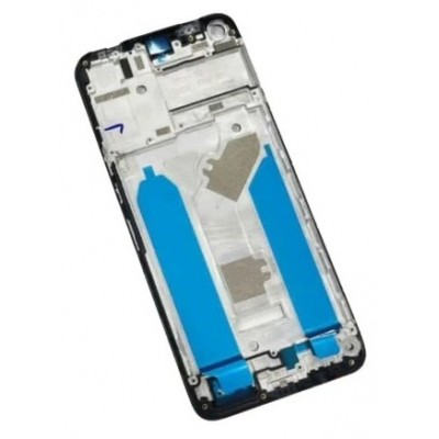Lcd Frame Middle Chassis For Tecno Camon 18i Black By - Maxbhi Com