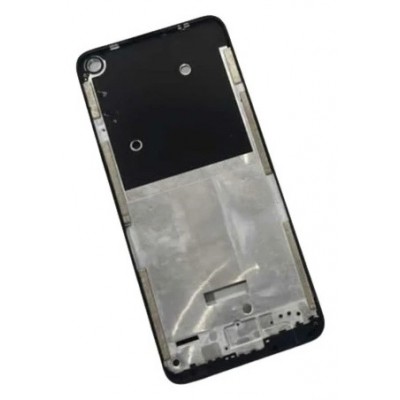 Lcd Frame Middle Chassis For Tecno Camon 18i Blue By - Maxbhi Com