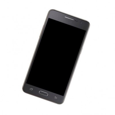 Camera Lens Glass with Frame for Samsung Galaxy Grand Prime SM-G530F Black