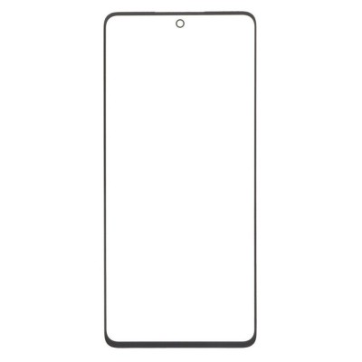 Replacement Front Glass For Motorola Edge 50 Black By - Maxbhi Com