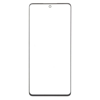 Replacement Front Glass For Motorola Edge 50 Black By - Maxbhi Com