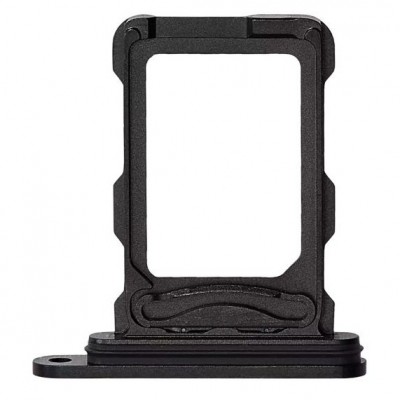 Sim Card Holder Tray For Apple Iphone 16 Pro Black - Maxbhi Com
