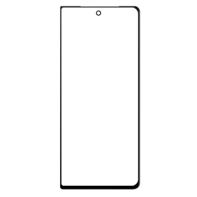 Replacement Front Glass For Tecno Phantom V Fold2 Black By - Maxbhi Com