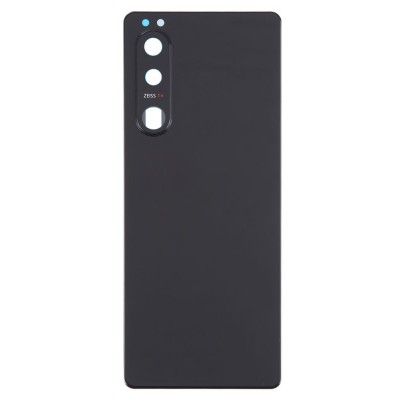 Back Panel Cover For Sony Xperia 5 Iii Black - Maxbhi Com