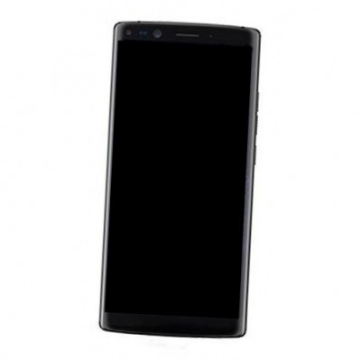 Camera Lens Glass with Frame for Doogee Mix 2 Black