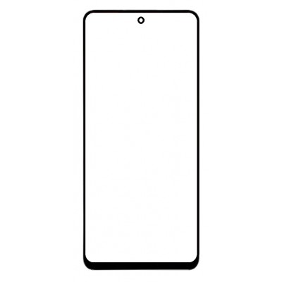 Replacement Front Glass For Lava Yuva 2 5g Black By - Maxbhi Com