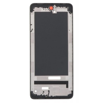 Lcd Frame Middle Chassis For Motorola Moto G04s Black By - Maxbhi Com